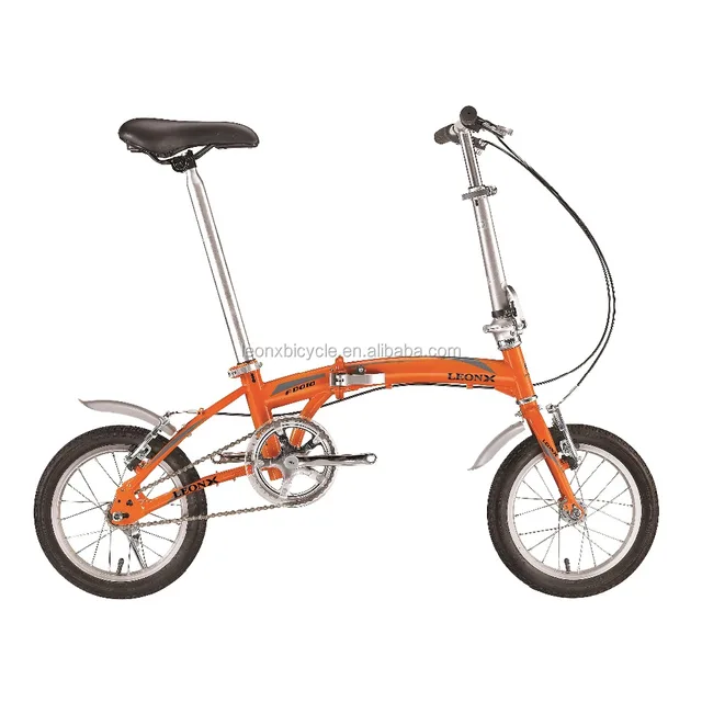 Steel folding bicycle, model FL100, 16 inch single speed foldable bike made in china, bicicleta dobravel