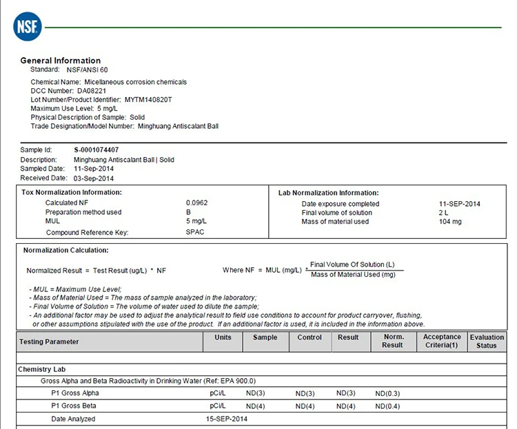 NFS Testing report