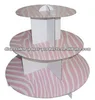 ZEBRA BIRTHDAY PARTY Pink Zebra 3 Tier Cardboard Cupcake Towers Tree Cup Cakes Display Holder Stand Wedding Baby Shower