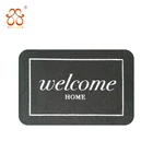 Moderate price anti slip waterproof TPR backing floor mat plastic carpet