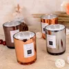 aromatherapy candle electroplated glass bathroom aromatherapy soy candle wholesale
