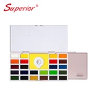 Superior new products solid water color set like MINI Ipad shape can replaced the cake when you finished professional level