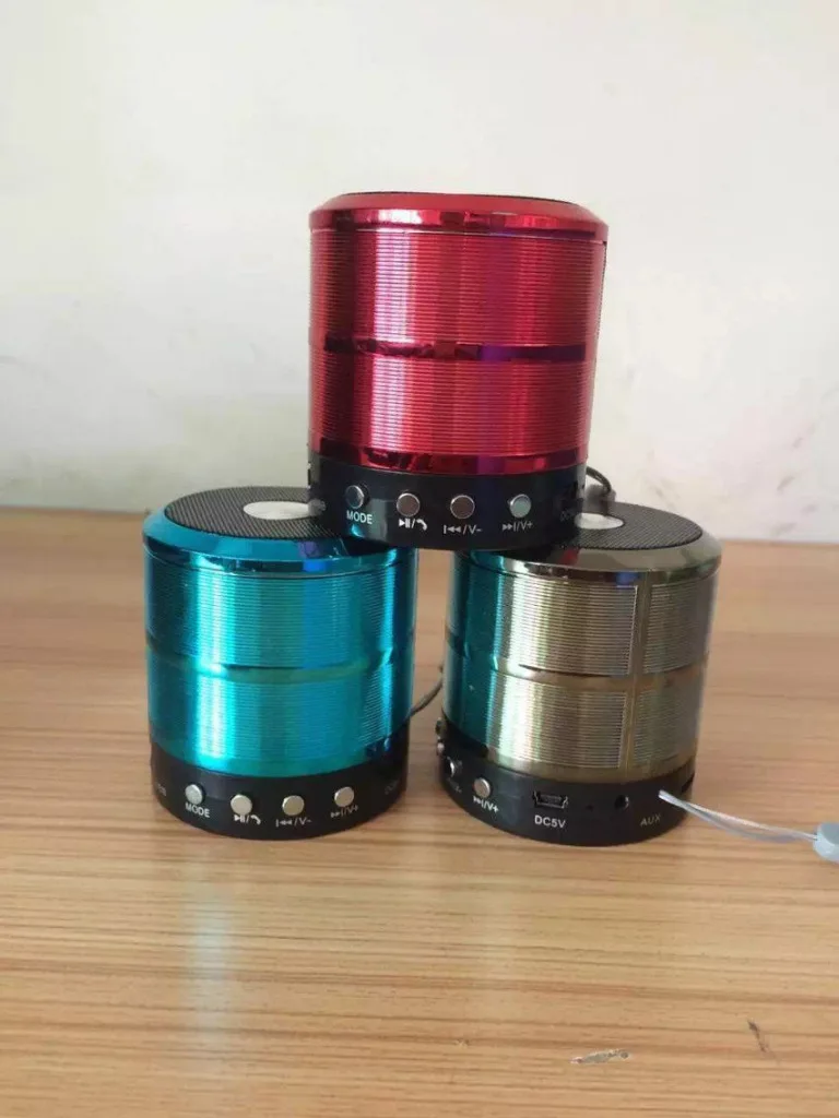WS-887 Wireless Bluetooth Speaker Plug-in Card Mini Portable Player Speaker Phone Radio Bluetooth Audio Bass High Quality Sound - ANKUX.COM