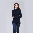 Custom knitted Ladies 100% cashmere merino wool sweater warm knitwear sweater women