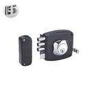 Safety painted electroplating cerraduras puertas bolts chain locking brass cylinder metal main front door rim lock