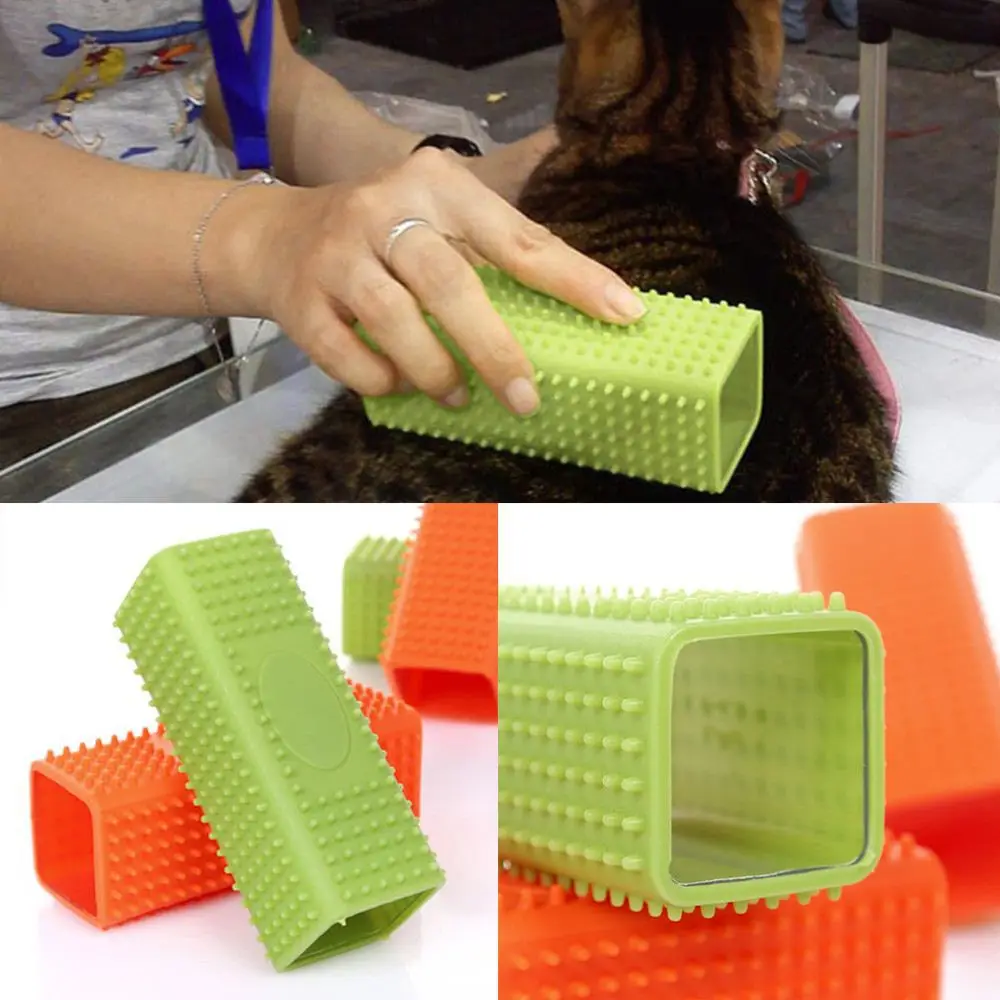 Pet Dog Puppy Cat Bath Brush Comb Depilation Soft Silicone Sticky Hair Tool Worldwide Store