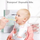 Hot Selling Portable Disposable Infant Feeding Bibs Organic Baby Bibs