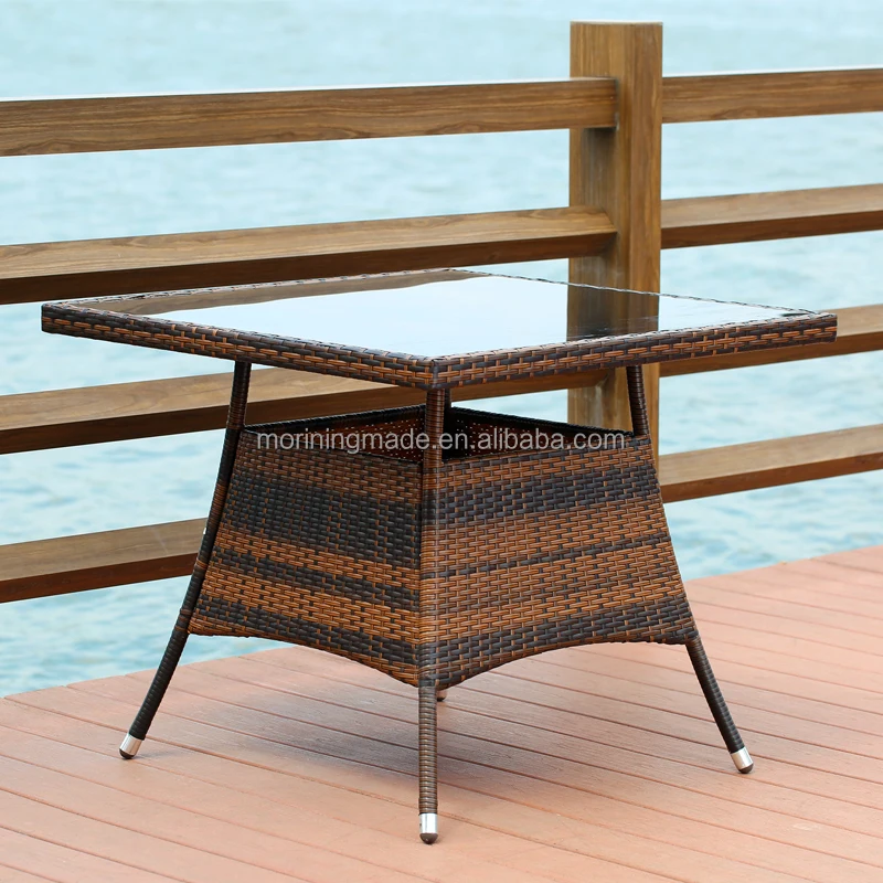 Pe Rattan Wicker Outdoor Garden Patio Furniture Coffee Tea Square Table 90 90 74cm Buy Meja Rotan Keranjang Rotan Meja Kopi Rotan Furniture Product On Alibaba Com