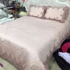 Hot sales comfortable satin 3pcs bed spread bed sheet bedding set