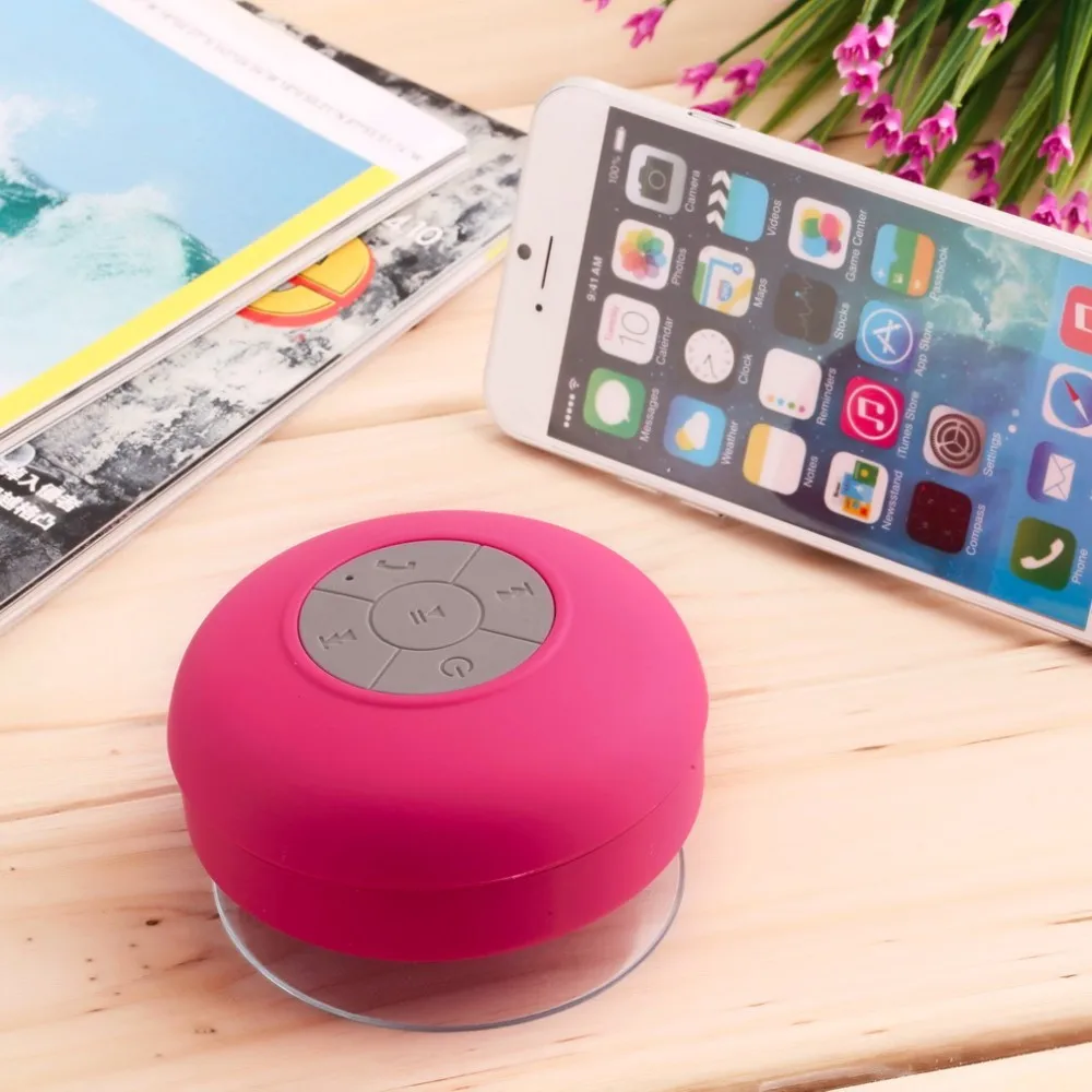 waterproof Portable Speaker selfie sucker Remote Control Shutter Without APP For IOS Android - ANKUX.COM