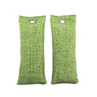 Ecofriendly Bamboo Charcoal Deodorizer Bags Remove Moisture Odor Set of 2