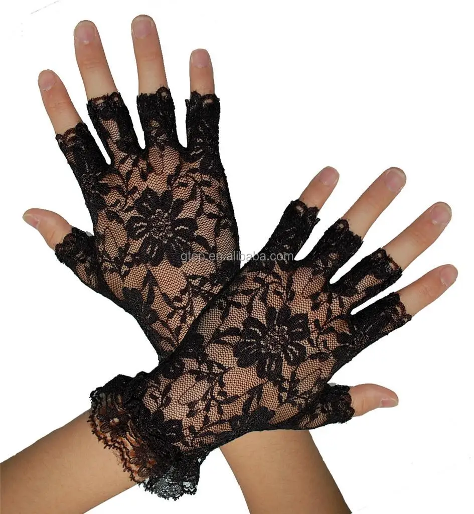 Fingerless Lace Streth Gloves Wedding Bridal Glove Lg04 Buy Wedding
