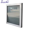 PVC fire rated translucent glass awing window for house