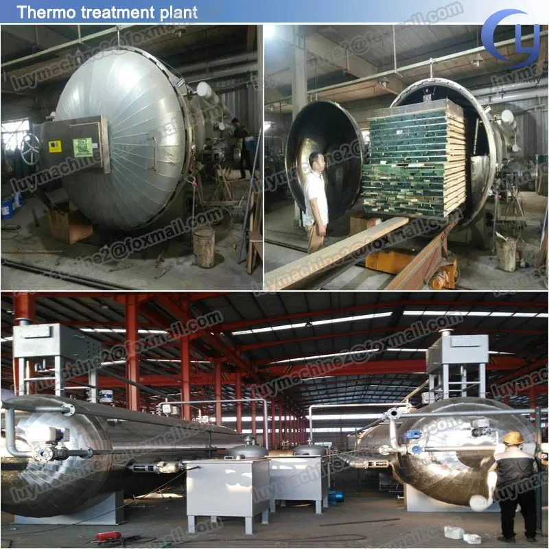 Thermo wood treatment plant