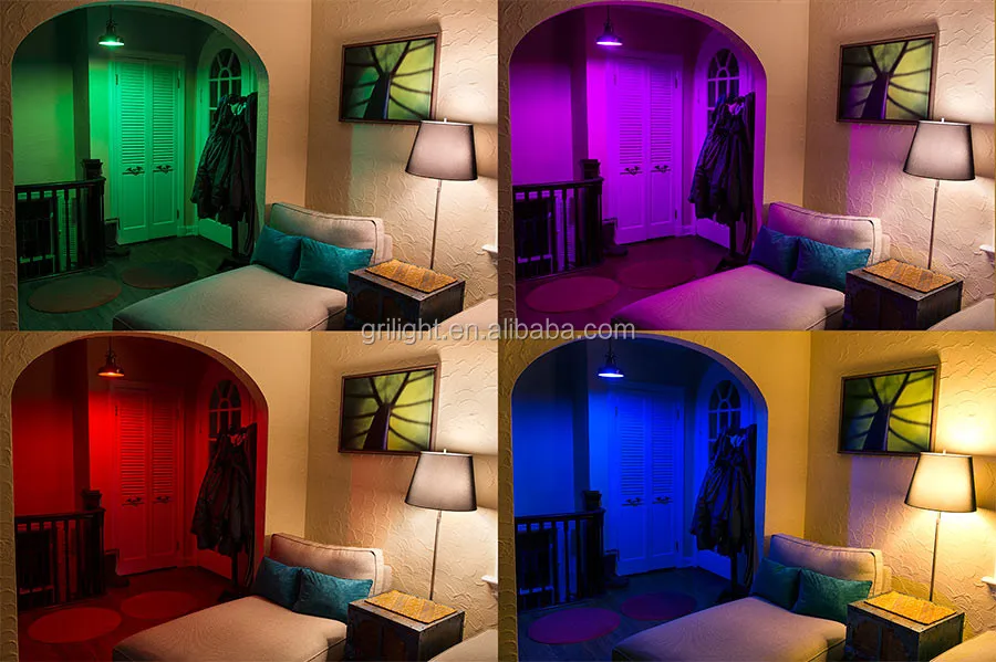 wirewireless smart bulb color changing e26 e27 e14 gu10 rgbw led zigbee light bulb - ANKUX.COM