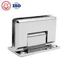 Zinc Alloy Wall to Glass Door Hinges Cheap Chrome Polished Shower Hinge
