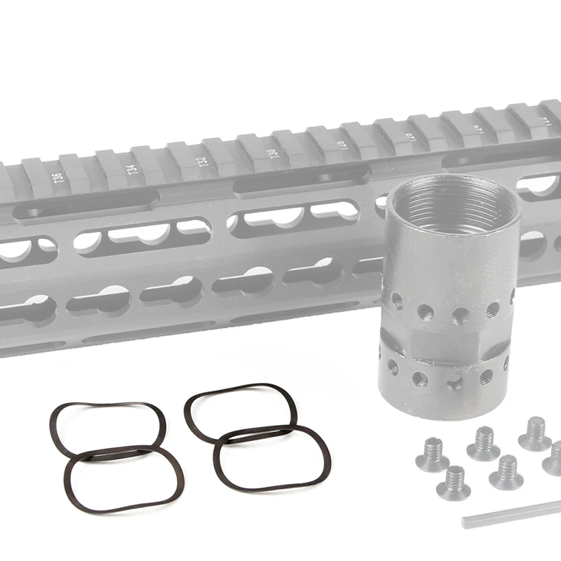 Spacer Washer Rings for Tactical AR15 Free Float Keymod Handguard Picatinny Rail Tube Rifle Scope Mount Barrel Nut 4 pcslot  RL37-0061 (7)