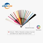Plastic Fan Plastic Printed Plastic Fan Custom Promotional Black Fabric Plastic Printed Fan
