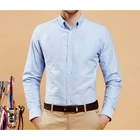 Custom 100% cotton newest design OEM men's oxford casual shirts