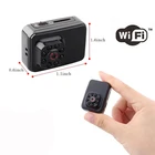 Mini hidden Camera wifi Wireless Small Camera 1080P Portable Sports Camera with IR Night Vision