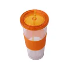Extremely Efficient In Preserving Heat Plastic Slush Drinking Straw Cups Tea Cup With Filter And Lid