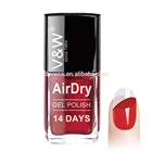 create your own brand organic water base long lasting Moisture air dry nail polish