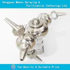 1" BSPT DN25 stainlss steel rotating 360 degree spray cleaning nozzle