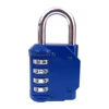 Top Security Zinc Alloy Travel Luggage Combination Padlock With Harden Shackle Door Lock for Suitcase Locker Cabinet Bike Home