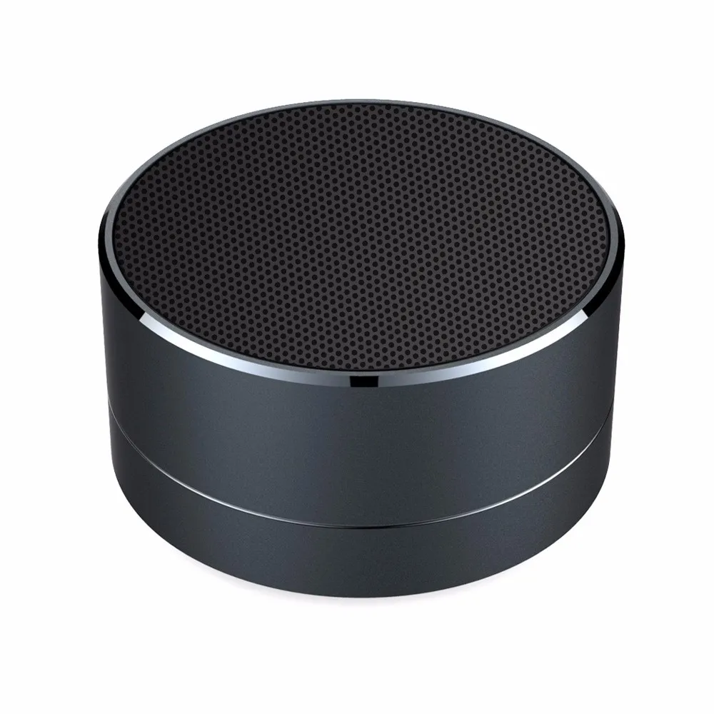 Metal home theater speaker system aluminum round shape mini wireless speakers with LED light and remote control - ANKUX.COM