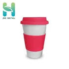 Top quality ceramic travel coffee mug with new bone china material