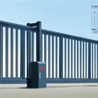 Factory main entrance automatic sliding gate remote control