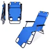 Portable Lightweight Adjustable Recliner Folding Bed Outdoor Chair Beach Chair