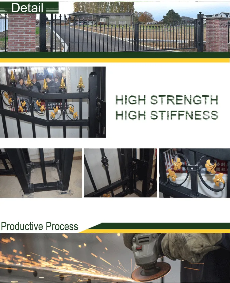 Manufacturer Black Wrought Iron Fencing Wholesale Buy Wrought Iron