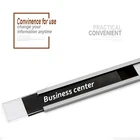 Metal , aluminum Gold, silver, black color sign holder with engraving plate door nameplate
