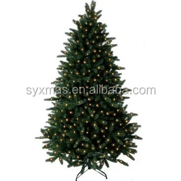 7ft плюшевые ПВХ Рождественская елка