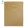 custom Kraft Paper File Folder A4 Document Bill Resume Storage Organizer Envelopes with String,School Office Project Folder Bag