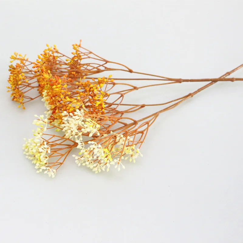 Flone Modern Simple Home Decoration Decorative Flower Plastic Flowers Artificial Plant Soft Rubber Fruit Imitation Flower (5)