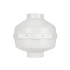 120V 260CFM High Power Plastic In-line Exhaust Blower with Speed Controller Ventilation Centrifugal Duct Fan