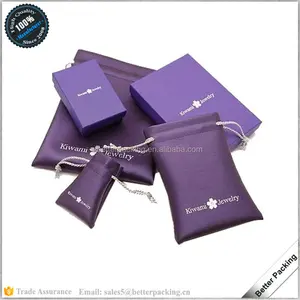 quality pu leather jewelry bag gift pouch custom logo wholesale