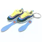 High quality mini pvc 3d sneaker keychain as promotion gift for nike/yeezy/air jordan