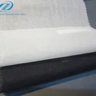 China 50D 100% polyester fusible shirt fabric interlining