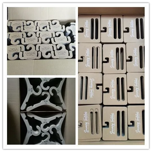 Recycled Paper Custom Cardboard Hangers 10cm Width For Slippers And Shoes