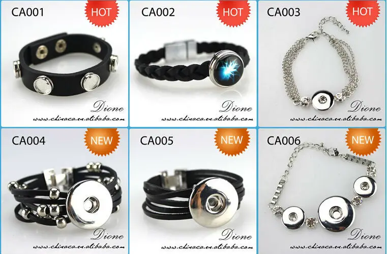 fashion jewelry jewelry raw material snap button necklace