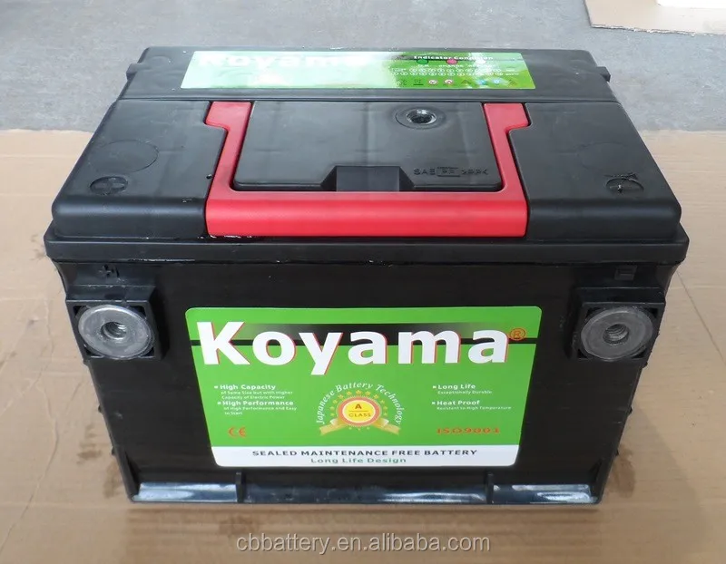 Koyama most reliable BCI standard maintenance free battery, MF automotive battery, starting&starter car battery