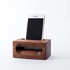 Universal Wood Amplifier Smartphone Holder Bracket Lazy Stand For Phone Music Loudspeaker Music Player