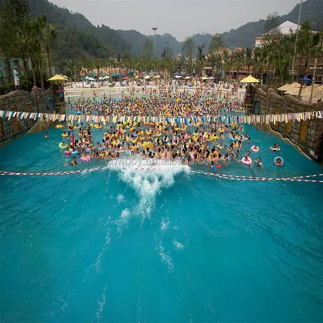 water park swimming pool wave machine man-made wave pool for