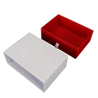White cardboard paper pull gift baby toys flower box with drawer