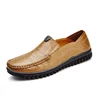 Classic Driving Hand-made loafers men leather Flat Casual shoes for men