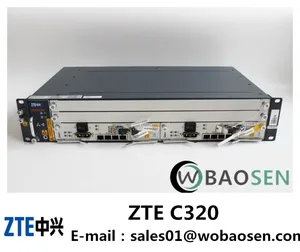 original new zte 10g c320 olt mini gpon epon olt with 16 port 4