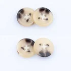 Guangzhou manufacturer biodegradable fancy men suit horn button custom
